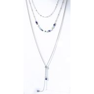 Victoria Colier cu Mărgele Argintiu