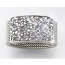 Victoria Inel cu piatră de culoare argintie